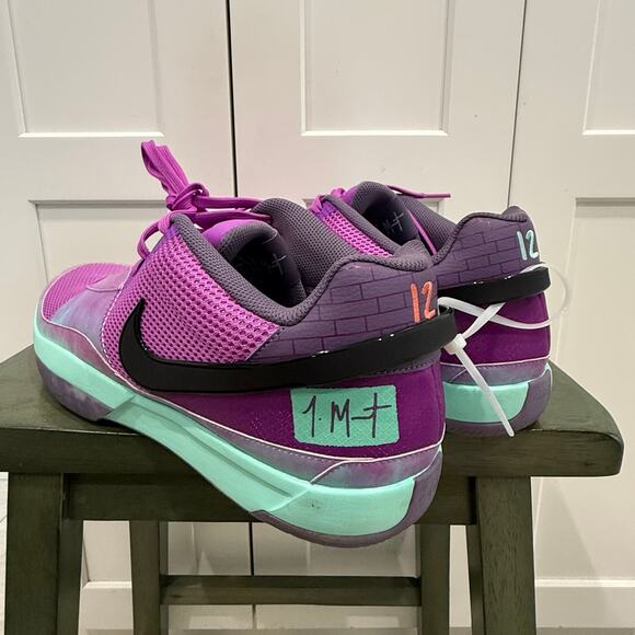 New Nike Ja 1 EP \'Christmas\' Sneakers Size 18 FV5559-500